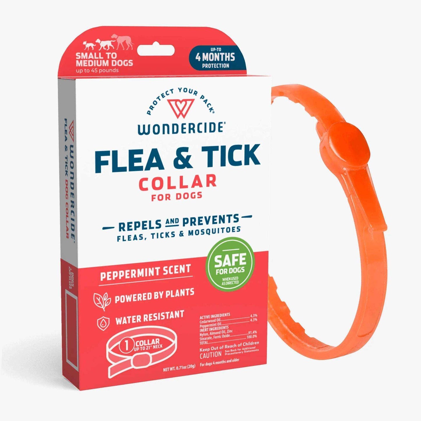 Flea and tick collar for cats with peppermint oil, natural protection without chemicals.