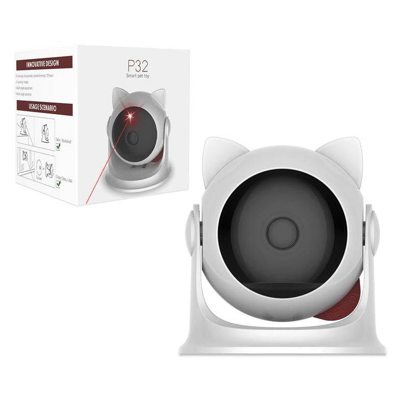 Automatic laser toy for cats with three adjustable speeds.