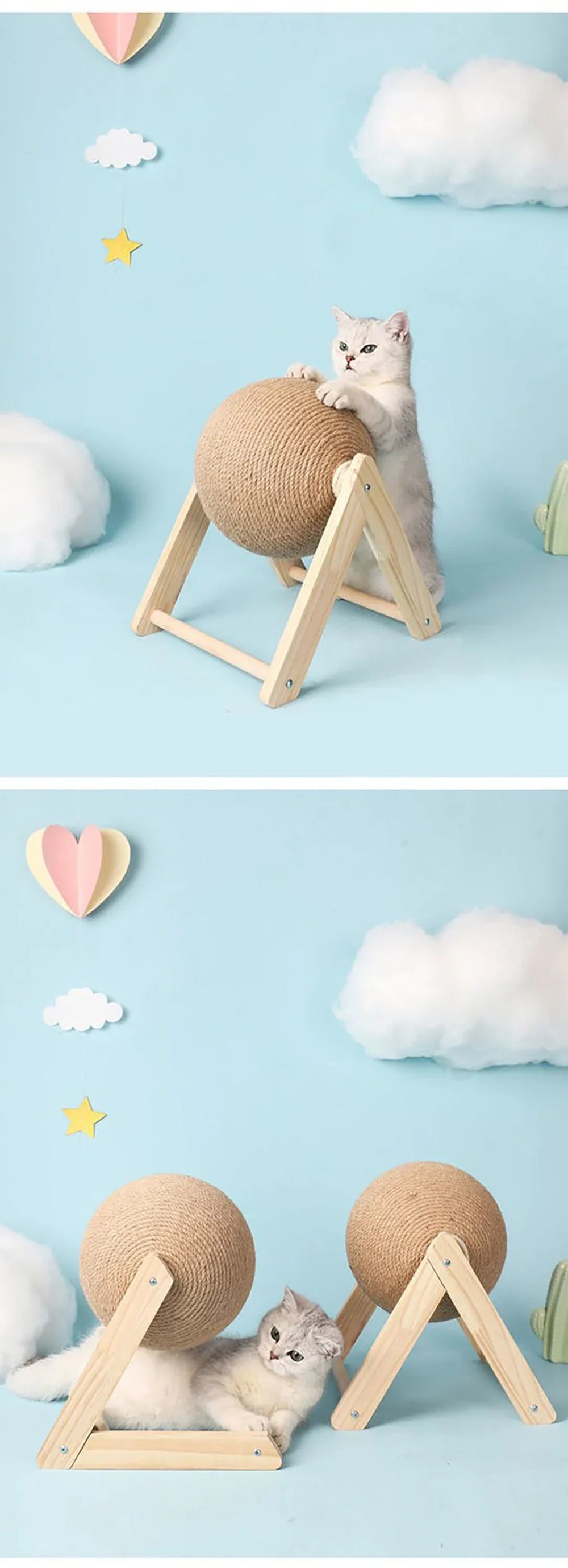 Cat Scratching Ball Toy