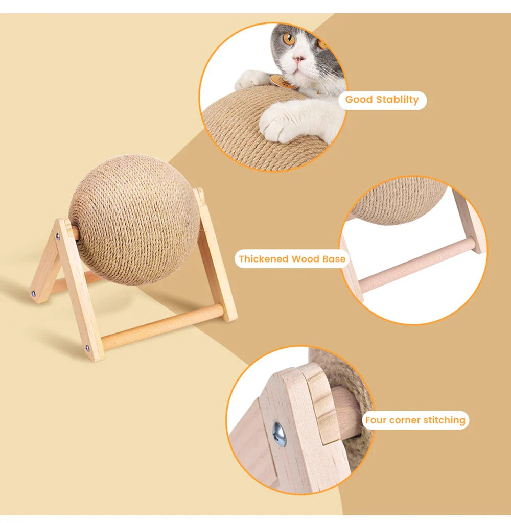 Cat Scratching Ball Toy