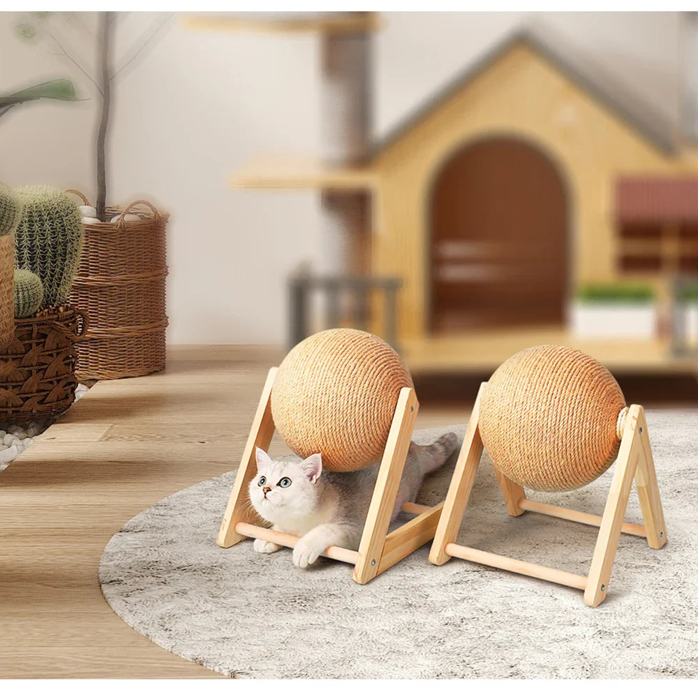 Cat Scratching Ball Toy