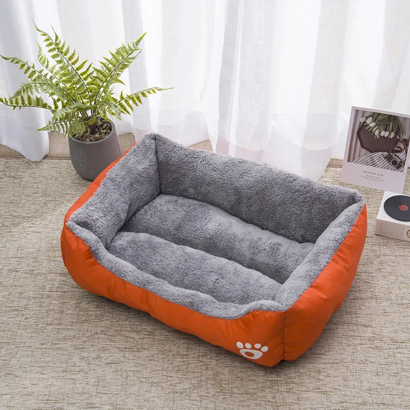 Breathable Color Square Cat Bed, Lightweight and Washable, Cozy Design.