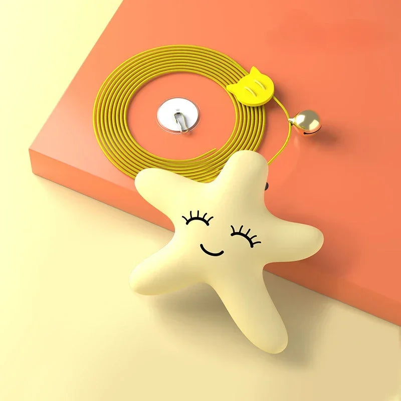 Cat Rope Long Rope Teasing Toy with Bell
