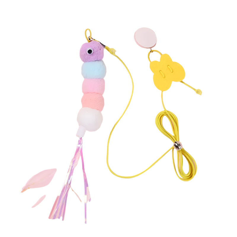 Cat Rope Long Rope Teasing Toy with Bell