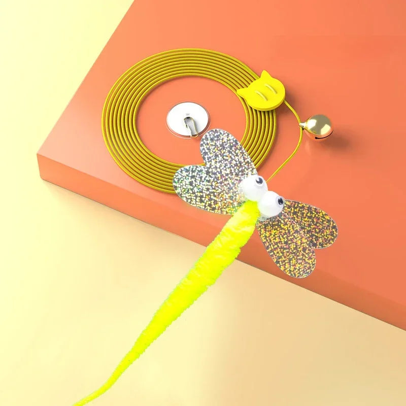 Cat Rope Long Rope Teasing Toy with Bell