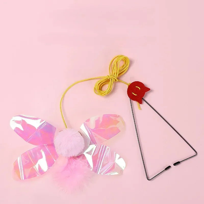 Cat Rope Long Rope Teasing Toy with Bell