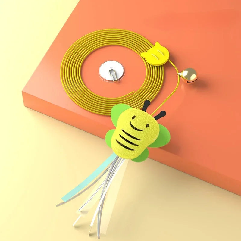 Cat Rope Long Rope Teasing Toy with Bell