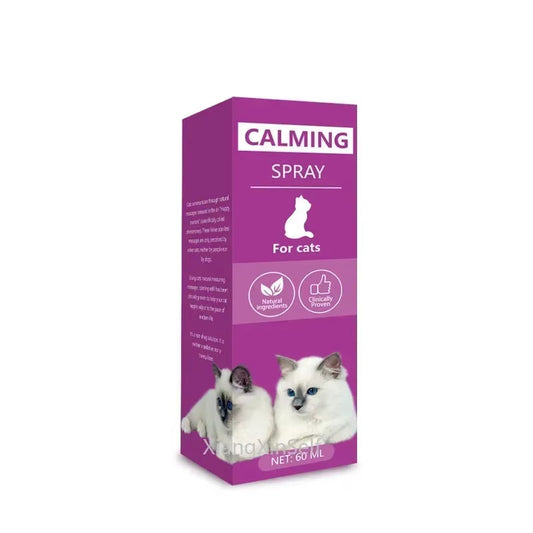 Calming Spray for Cats with Feline Pheromones and Lavender – 60ml bottle.