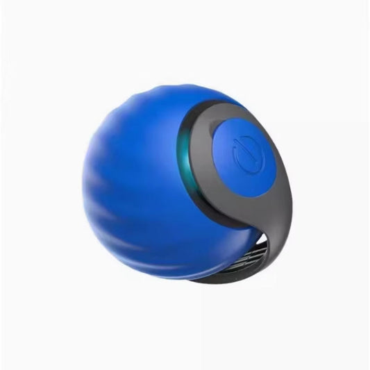 Interactive Automatic Rolling Ball Cat Toy with Faux Tail and USB Charging.
