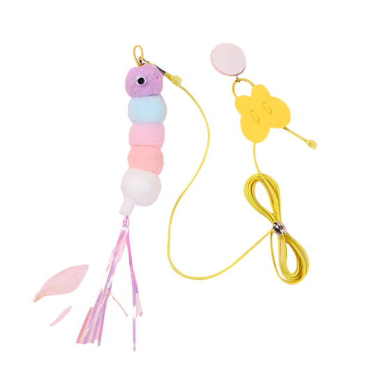 Cat Rope Long Rope Teasing Toy with Bell
